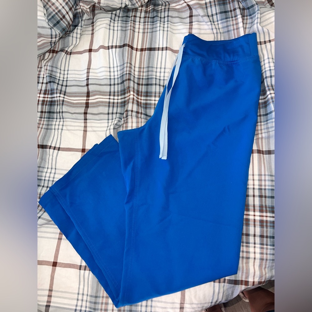 Figs Vibrant Blue Relaxed Pants